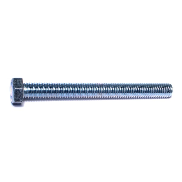 Midwest Fastener 1/2"-13 Hex Head Tap Bolt, Zinc Plated Steel, 5 in L, 25 PK 01014 - main